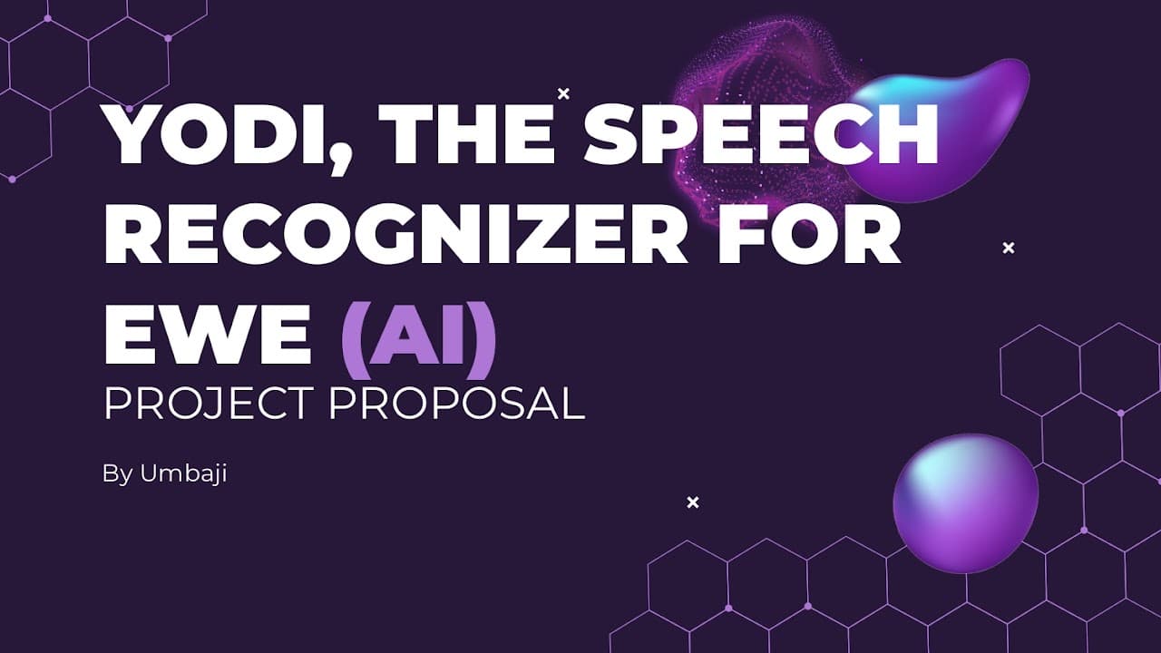 Yodi, the speech recognizer for Ewe